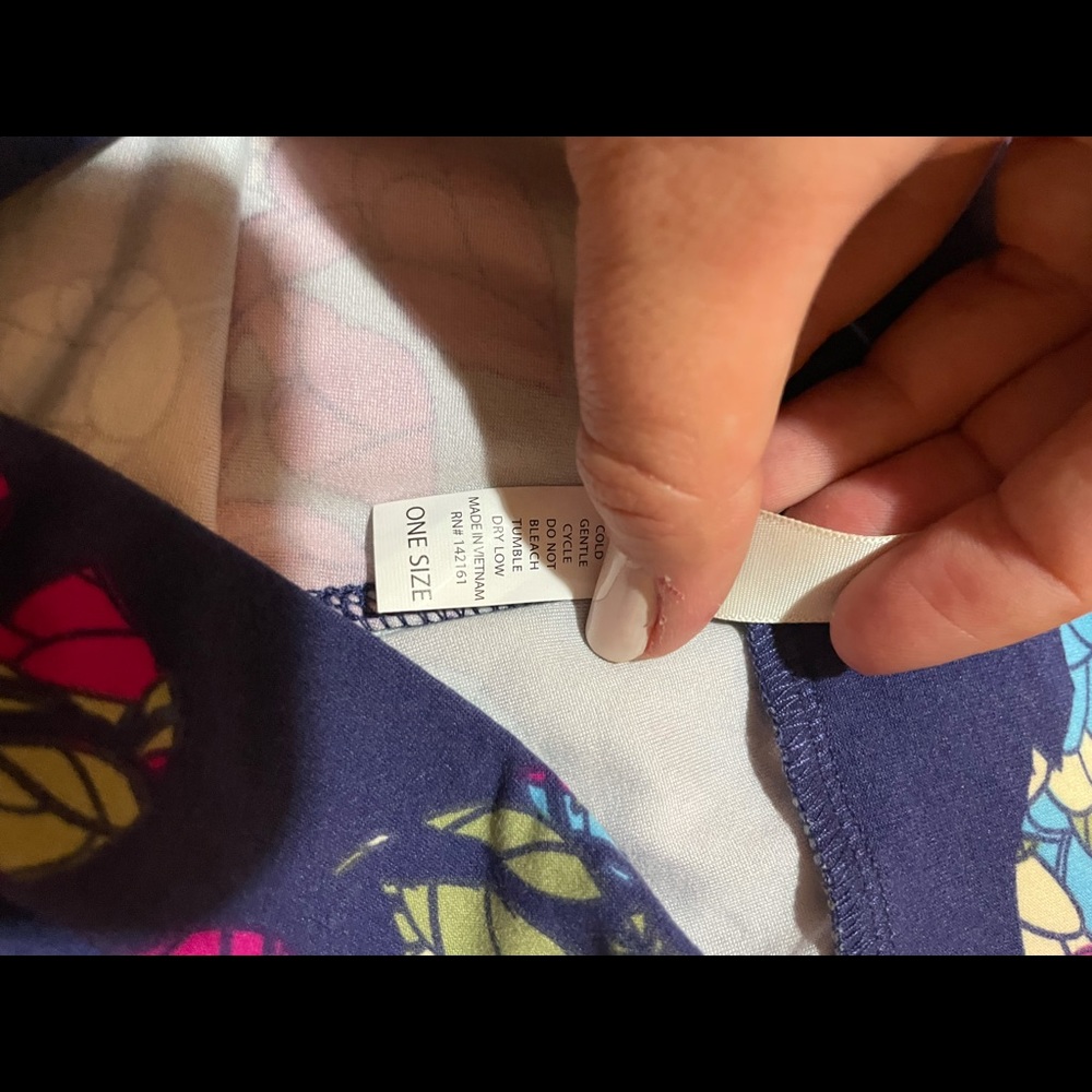Lularoe Floral Leggings - Picture 6 of 6
